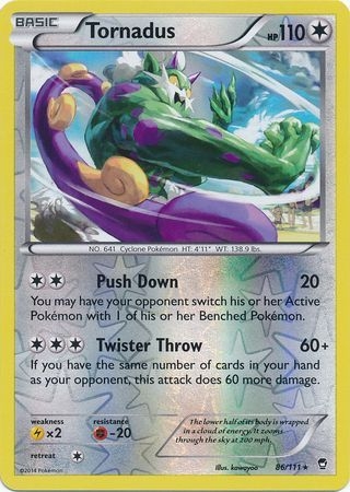 Tornadus - 86/111 - Rare Reverse Holo