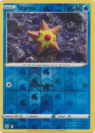 Staryu - 30/172 - Common Reverse Holo
