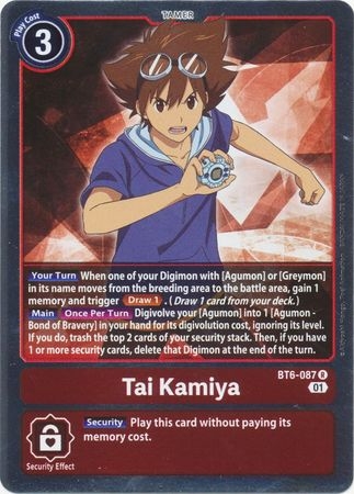 Tai Kamiya - BT6-087 - Rare