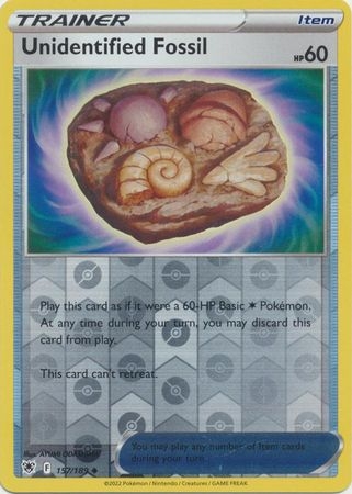 Unidentified Fossil - 157/189 - Uncommon Reverse Holo