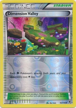 Dimension Valley - 93/119 - Uncommon Reverse Holo