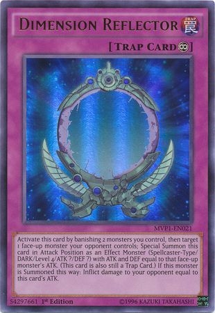 Dimension Reflector - MVP1-EN021 - Ultra Rare 1st Edition