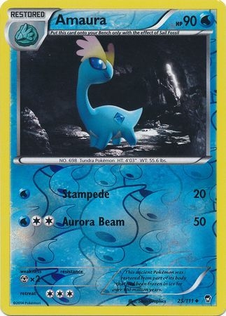 Amaura - 25/111 - Uncommon Reverse Holo