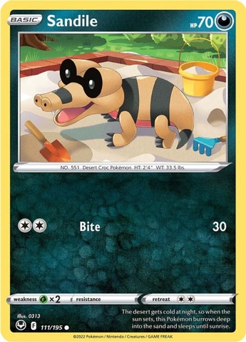 Sandile - 111/195 - Common Reverse Holo