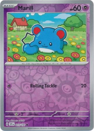 Marill - 073/191 - Common Reverse Holo