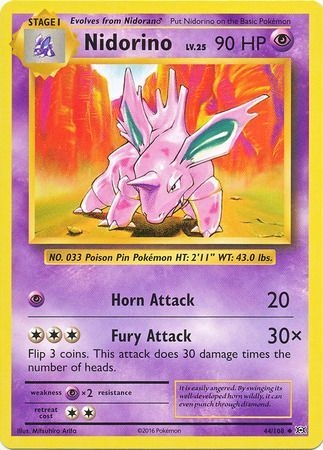 Nidorino - 44/108 - Uncommon