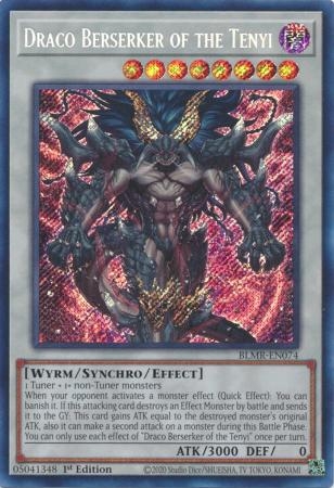 Draco Berserker of the Tenyi - BLMR-EN074 - Secret Rare 1st Edition