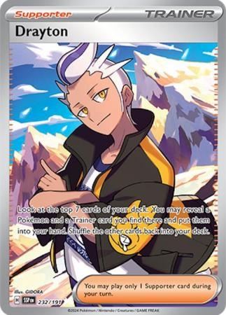 Drayton - 232/191 - Full Art Secret Rare