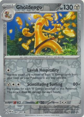Gholdengo - 067/091 - Holo Rare Reverse Holo