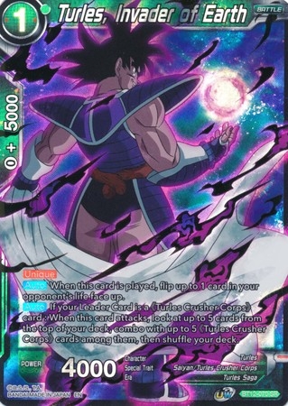 Turles, Invader of Earth - BT12-070 - Super Rare