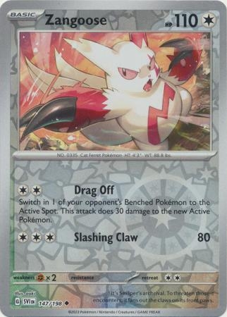 Zangoose - 147/198 - Uncommon Reverse Holo