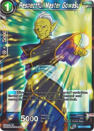 Respectful Master Gowasu - BT10-049 - Common Foil