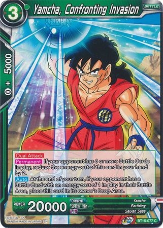 Yamcha, Confronting Invasion - BT15-077 - Common