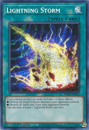 Lightning Storm - MP22-EN253 - Prismatic Secret Rare 1st Edition