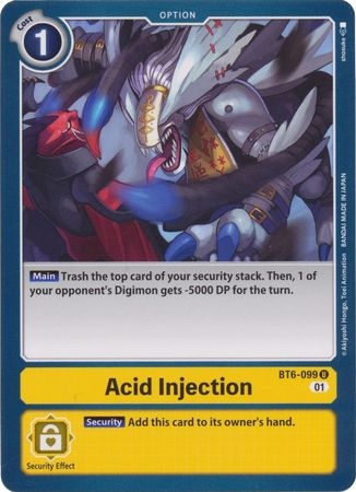 Acid Injection - BT6-099 - Uncommon