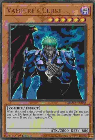 Vampire's Curse - MAMA-EN048 - Ultra Rare 1st Edition