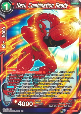 Nezi, Combination Ready - BT17-023 - Uncommon Foil