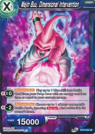 Majin Buu, Dimensional Intervention - BT12-030 - Uncommon