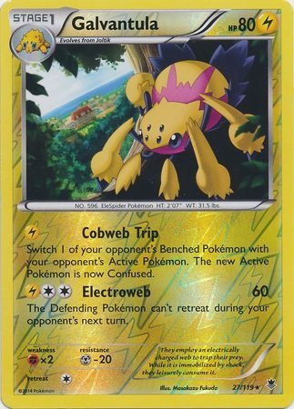 Galvantula - 27/119 - Rare Reverse Holo