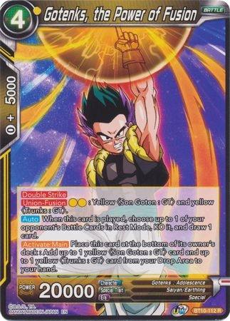 Gotenks, the Power of Fusion - BT10-112 - Rare