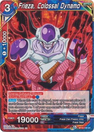 Frieza, Colossal Dynamo - BT10-149 - Uncommon