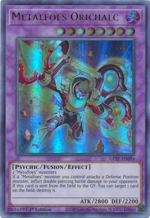 Metalfoes Orichalc - GFTP-EN094 - Ultra Rare 1st Edition