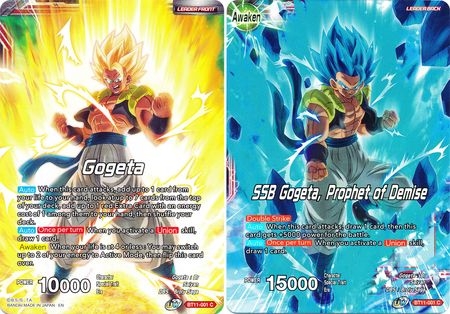 Gogeta | SSB Gogeta, Prophet of Demise - BT11-001 - Common