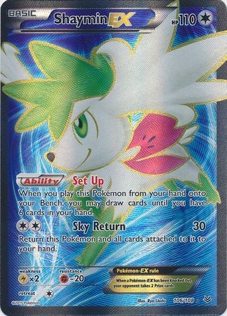 Shaymin EX - 106/108 - Full Art Ultra Rare