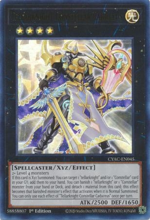 Tellarknight Constellar Caduceus - CYAC-EN045 - Ultra Rare 1st Edition