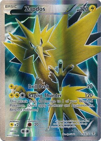 Zapdos - 29/83 - Full Art Holo Rare