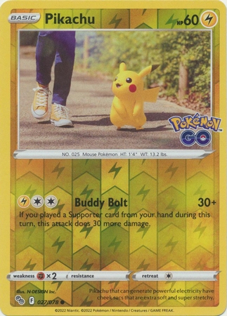 Pikachu - 027/078 - Common Reverse Holo