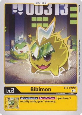 Bibimon - BT6-003 - Uncommon