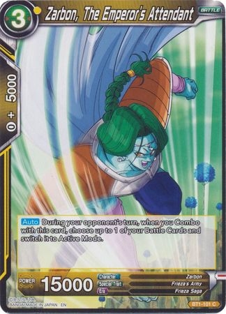 Zarbon, The Emperor's Attendant (Reprint) - BT1-101 - Common