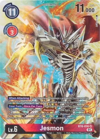 Jesmon (Alternate Art) - BT6-016 - Super Rare