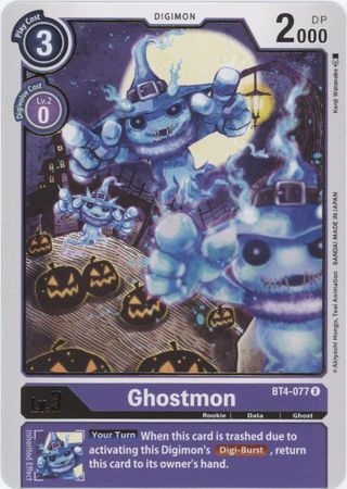 Ghostmon - BT4-077 - Rare