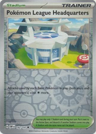 Pokemon League Headquarters - 192/197 - Uncommon Reverse Holo