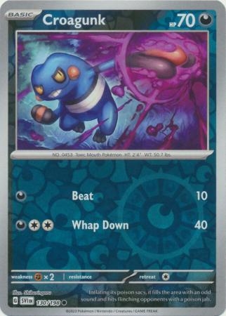 Croagunk - 130/198 - Common Reverse Holo
