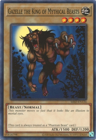 Gazelle the King of Mythical Beasts - MRD-EN124 - Common Unlimited (25th Reprint)