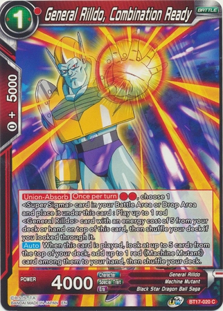 General Rilldo Combination Ready - BT17-020 - Common