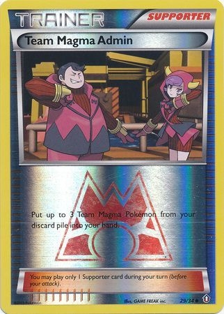 Team Magma Admin - 29/34 - Uncommon Reverse Holo