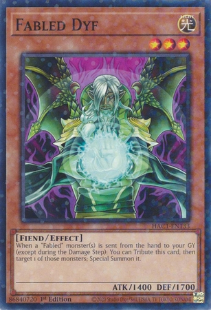 Fabled Dyf - HAC1-EN133 - Duel Terminal Common Parallel 1st Edition