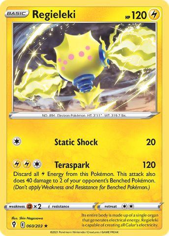 Regieleki - 060/203 - Alternate Holo Promo