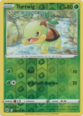 Turtwig - 6/172 - Common Reverse Holo