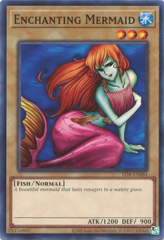 Enchanting Mermaid - LOB-EN084 - Common Unlimited (25th Reprint)