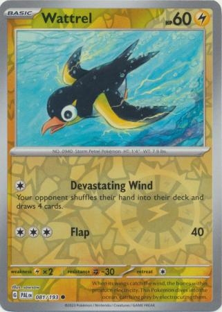 Wattrel - 081/193 - Common Reverse Holo