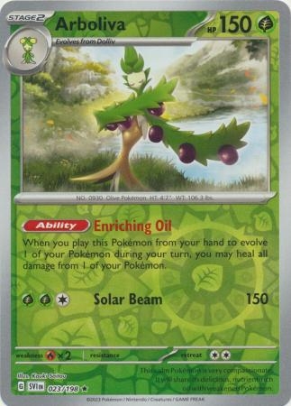 Arboliva - 023/198 - Holo Rare Reverse Holo
