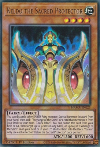 Keldo the Sacred Protector - MAMA-EN025 - Ultra Rare 1st Edition