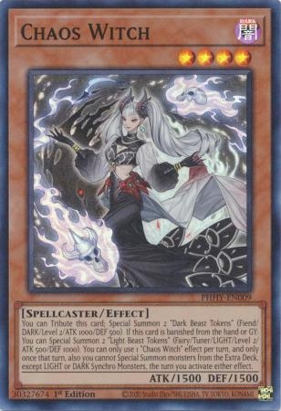 Chaos Witch - PHHY-EN009 - Super Rare 1st Edition