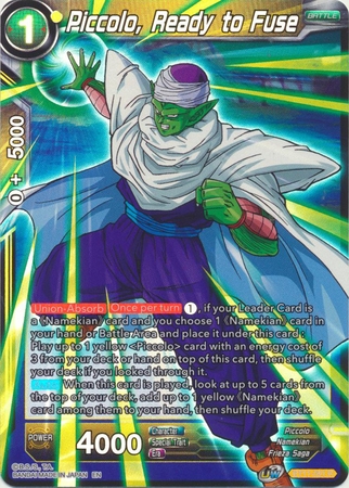 Piccolo, Ready to Fuse - BT17-091 - Rare Foil