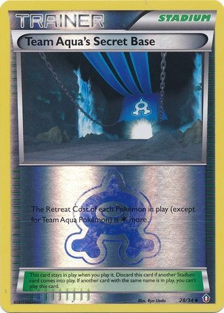 Team Aqua's Secret Base - 28/34 - Uncommon Reverse Holo